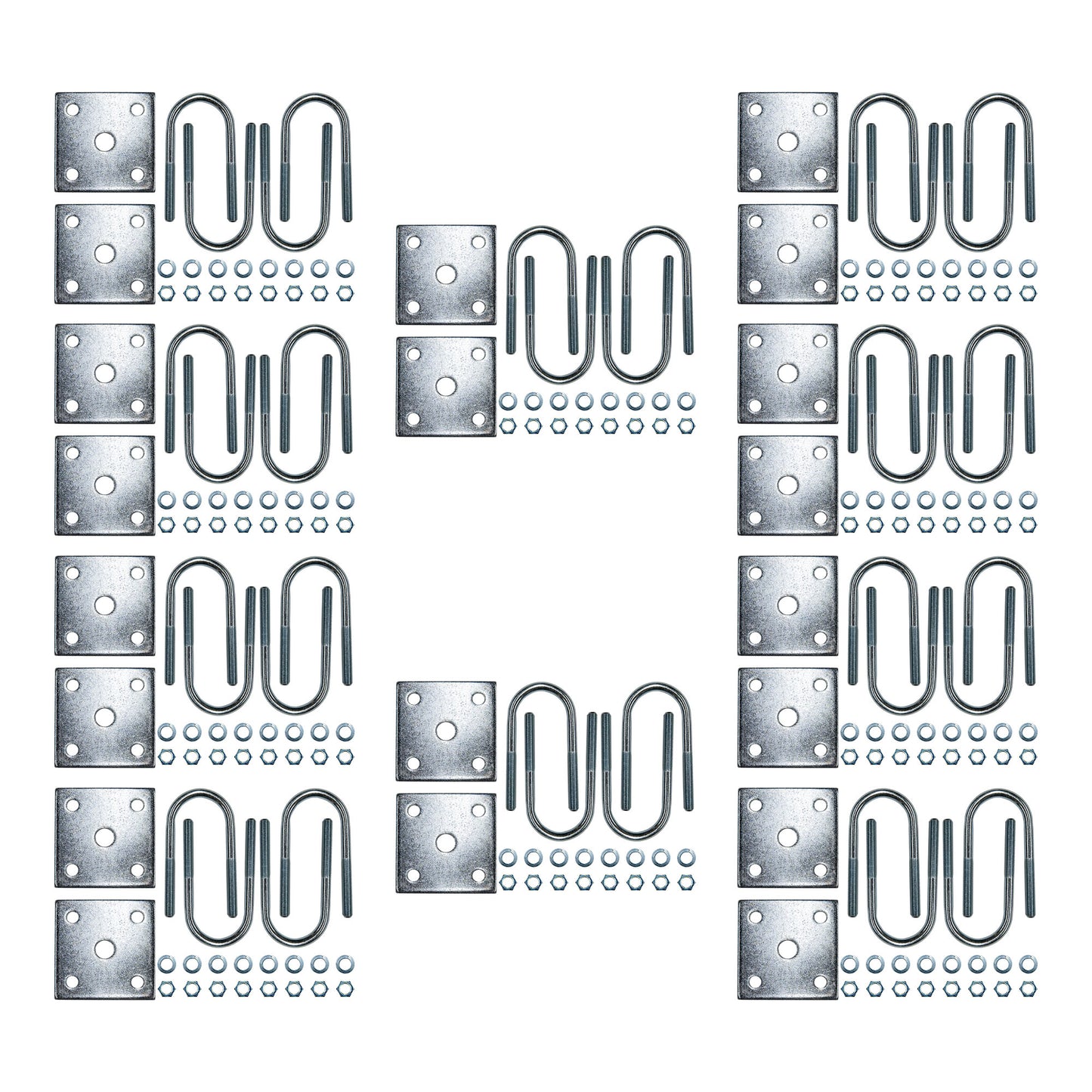 3/8" Trailer U-bolt kit for 1 3/4" Tube 2000 lb Axles