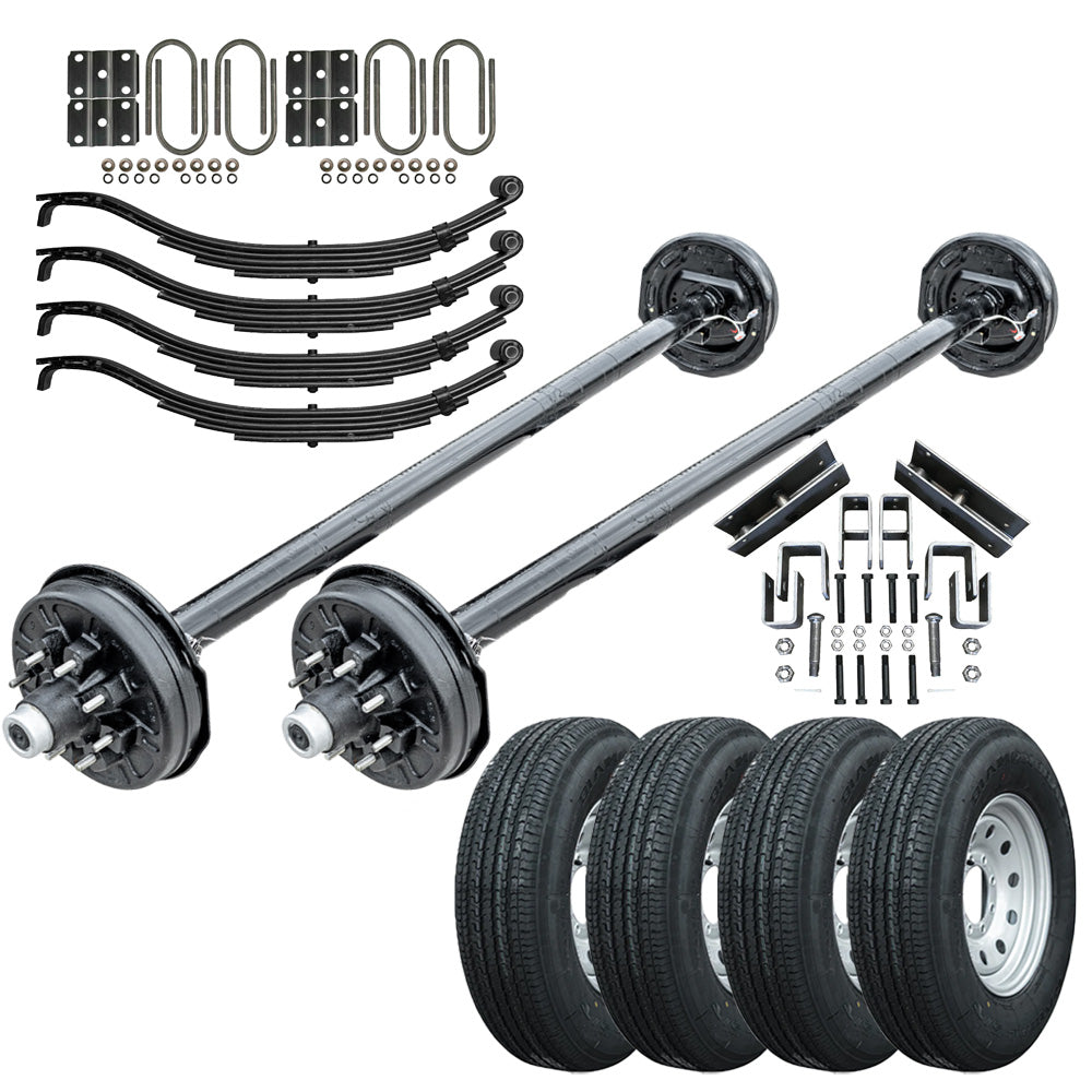 7000 lb TK Tandem Axle LD Kit - 14K Capacity (Axle Series) - The Trailer Parts Outlet