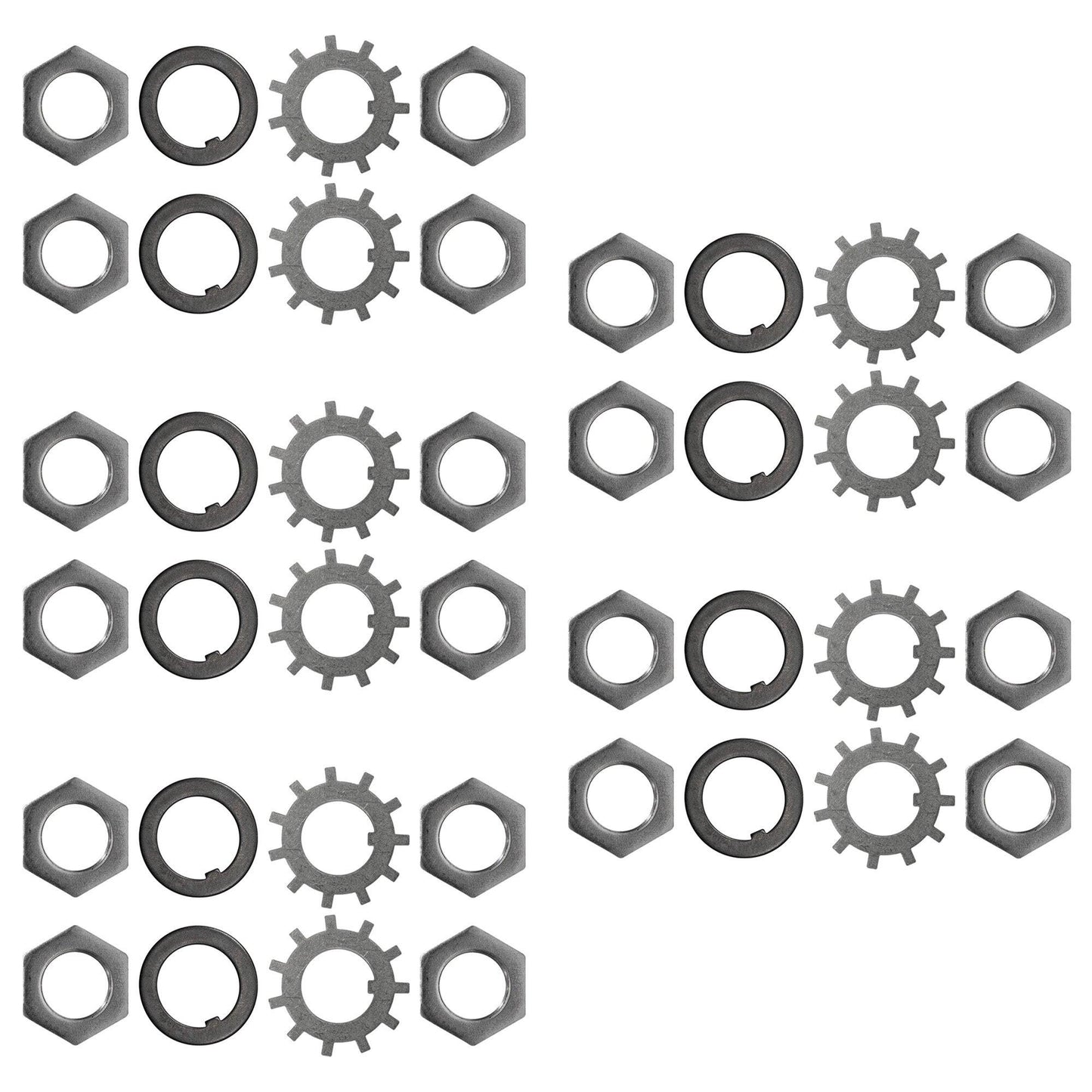 9,000-10,000 lb General Duty Trailer Axle Spindle Nut Kit