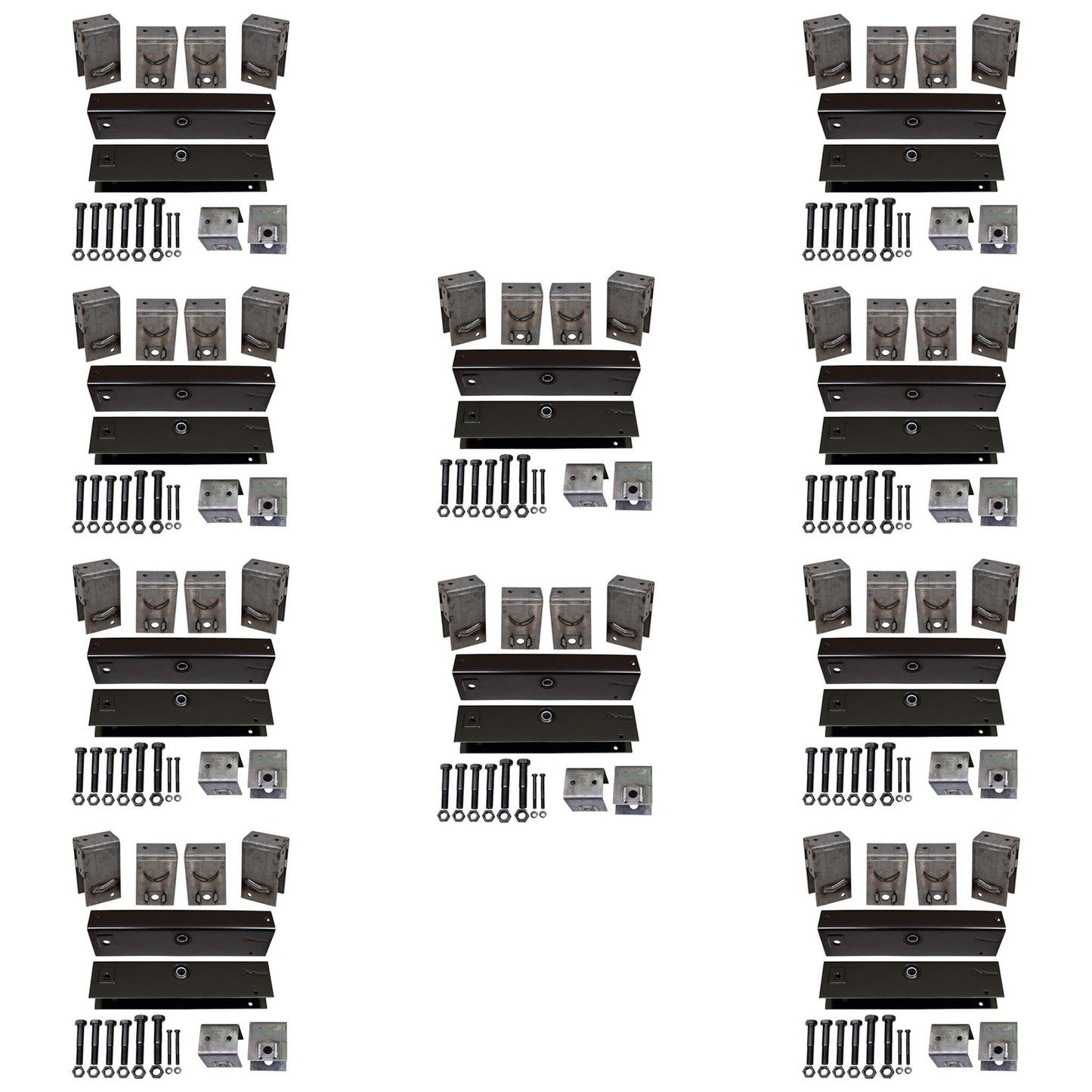 Trailer Tandem Slipper Suspension / Hanger Kit for 12000 - 16000 lb axles