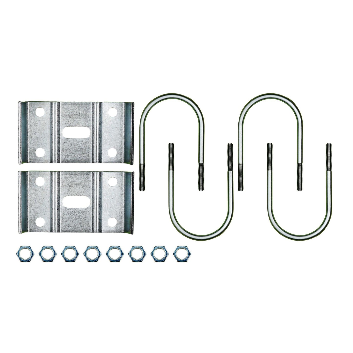 5/8" Trailer U-bolt kit for 5" Tube 10000 lb Axles - Chrome