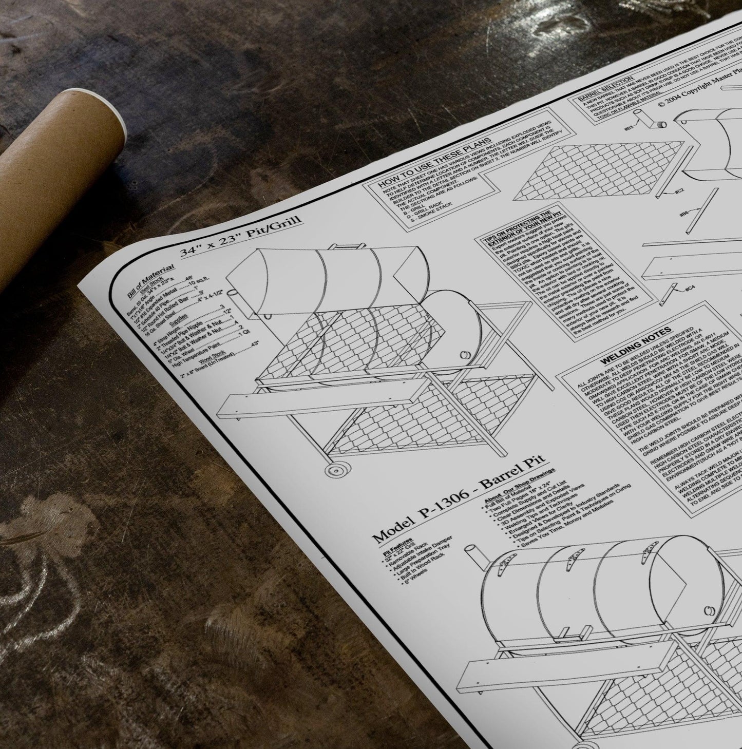 Pit & Grill Blueprints