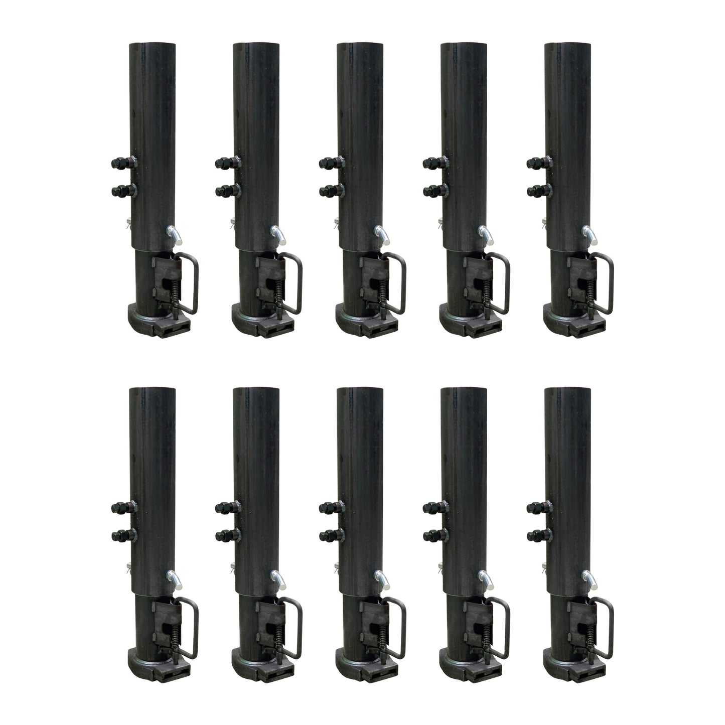 25k Gooseneck Trailer Coupler - 25000 lb Adjustable Round 2 5/16 - Bulk (10 pc)