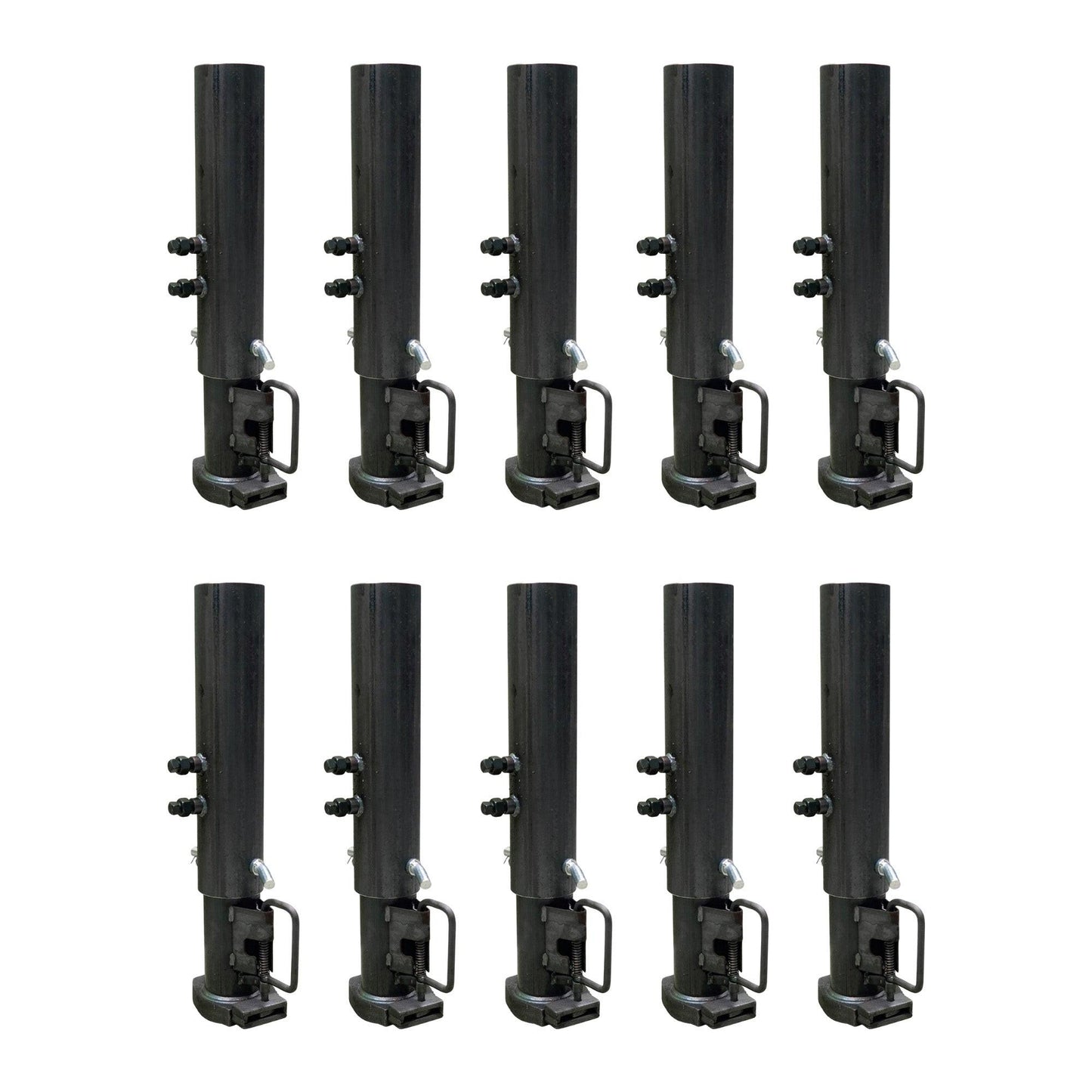 25k Gooseneck Trailer Coupler - 25000 lb Adjustable Round 2 5/16 - Bulk (10 pc)