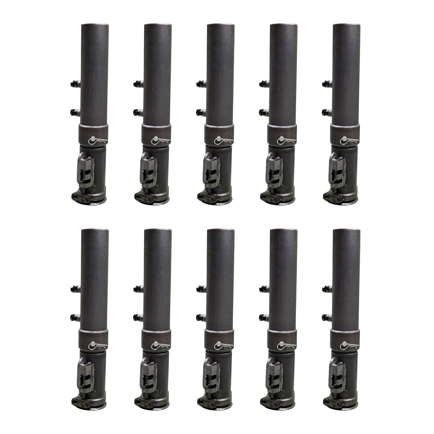 30k Gooseneck Trailer Coupler - 30000 lb Adjustable Round 2 5/16 - Bulk (10 pc)
