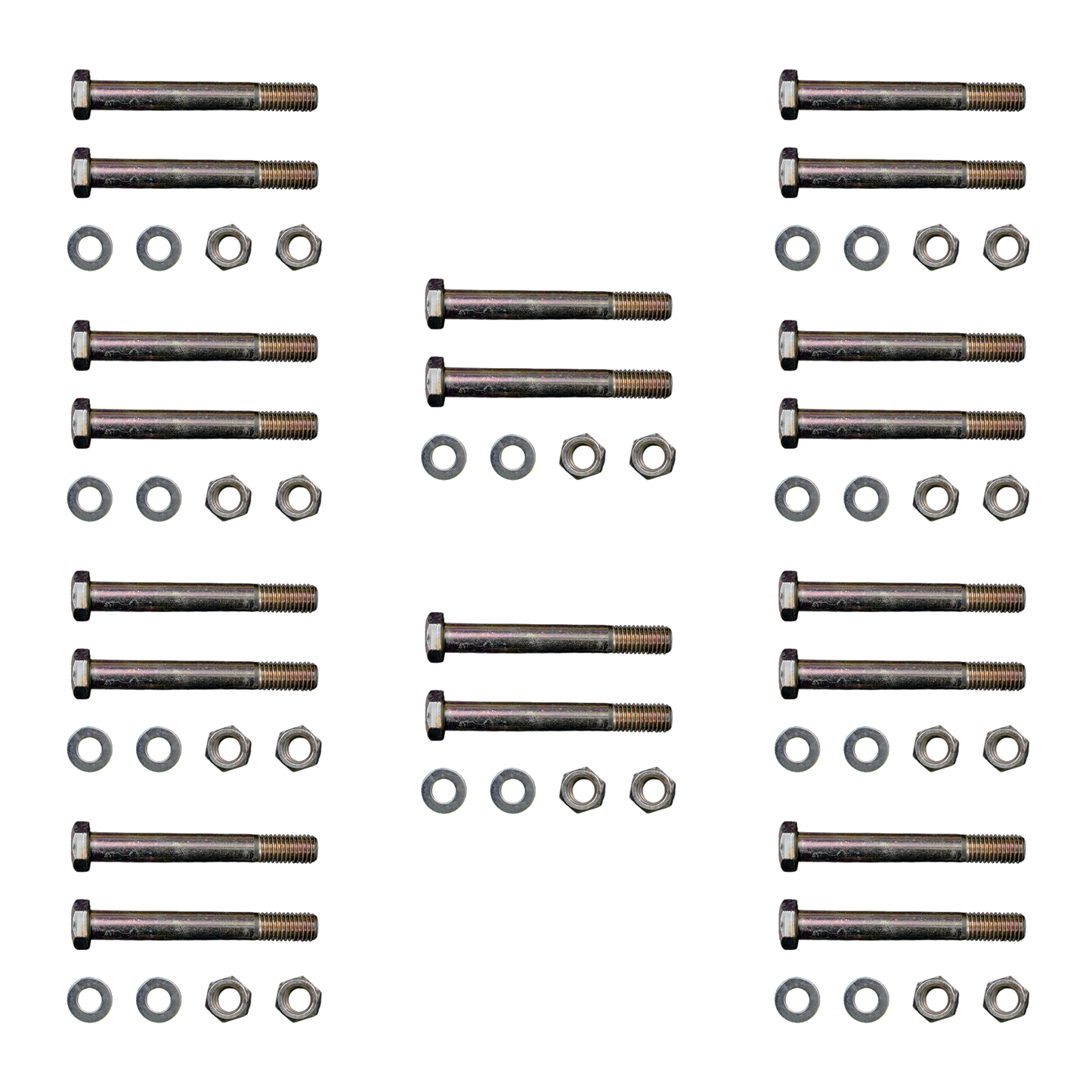 Adjustable Trailer Tongue Coupler Mounting Hardware Kit – Bolts, Nuts & Washers.