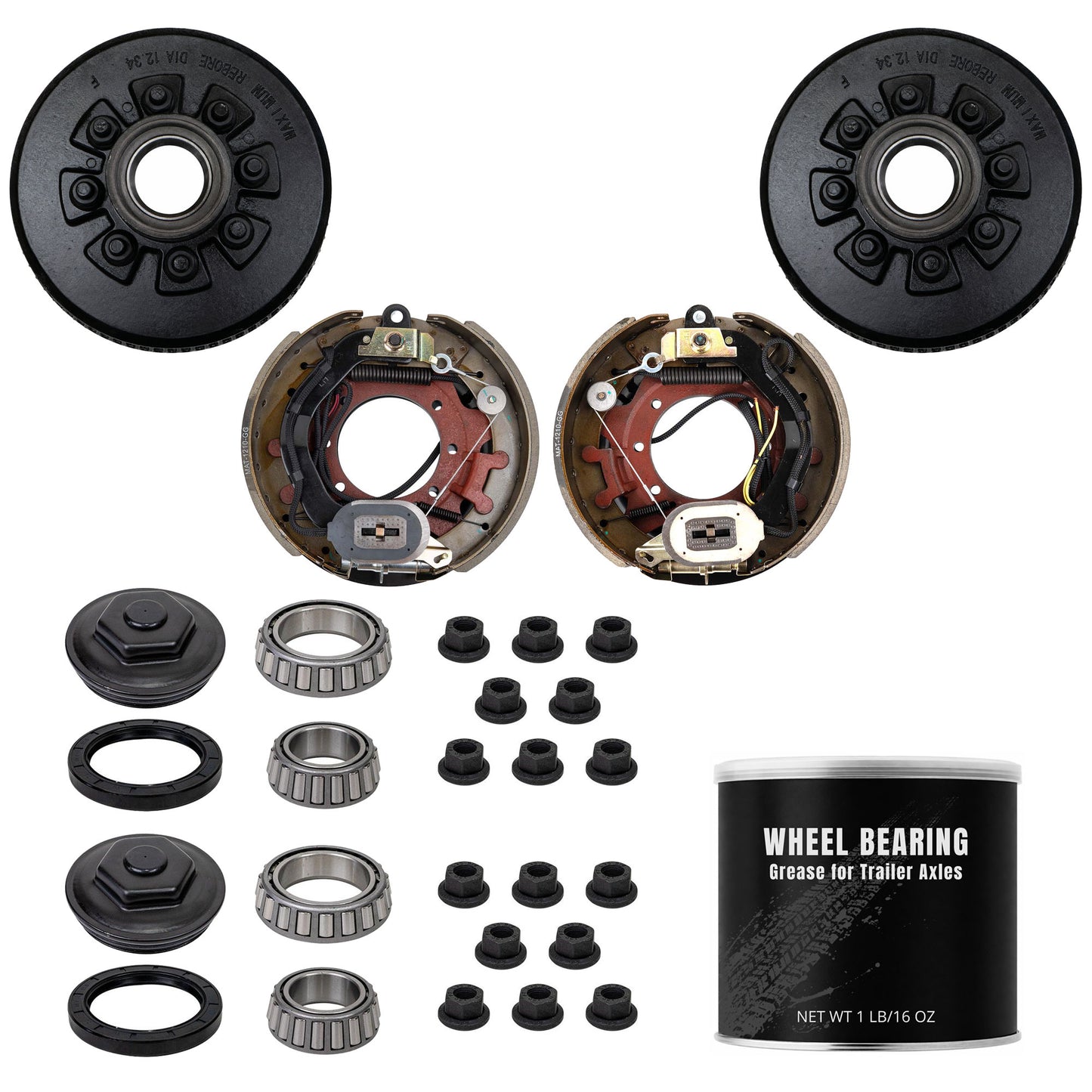 9000 lb TK Trailer Axle Electric Brake TK Service Kit - 9k Capacity