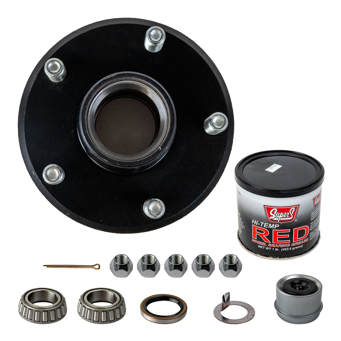 2k Trailer Axle Hub - 4 or 5 Lug