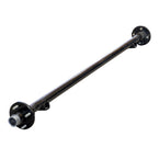 2K TK Trailer Axle – 2000 lb Idler Axle with 4 Lug Hub Options for Light-Duty Trailers
