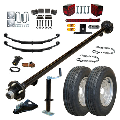 2000 lb TK Single Axle Trailer Parts Kit - 2K Capacity (Complete Original Series)