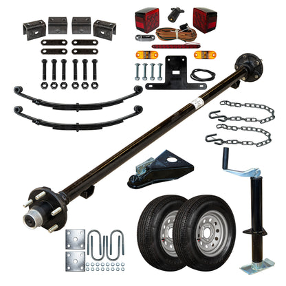 2000 lb Single Axle TK Trailer kit - 2K Capacity (Original Series)