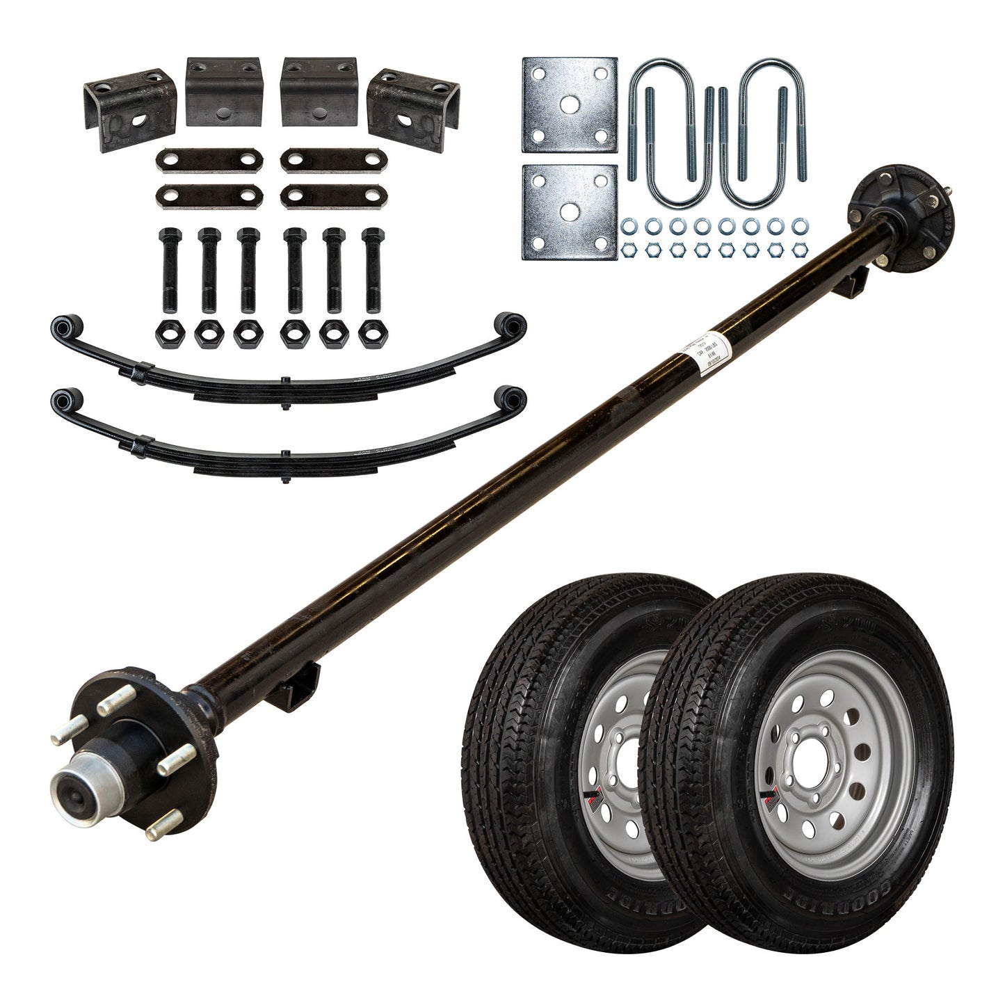 2000 lb Single Axle TK Trailer kit - 2K Capacity (Original Series)