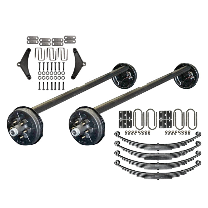 6000 lb Single Axle TK Trailer Kit - 6k Capacity (Drop Axle Series) - The Trailer Parts Outlet