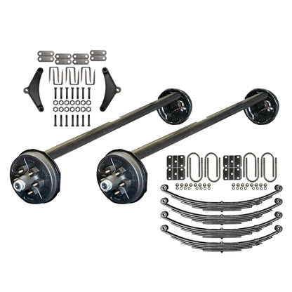 6000 lb Single Axle TK Trailer Kit - 6k Capacity (Drop Axle Series) - The Trailer Parts Outlet