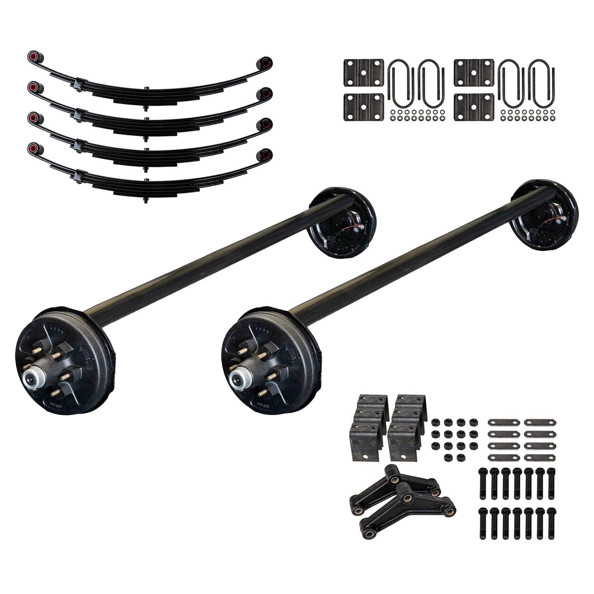 6000 lb Tandem Axle HD TK Trailer Kit - 12k Capacity (Drop Axle Series)