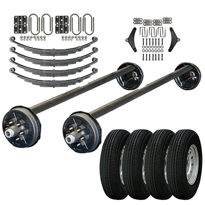 3500 lb Drop Trailer Axles