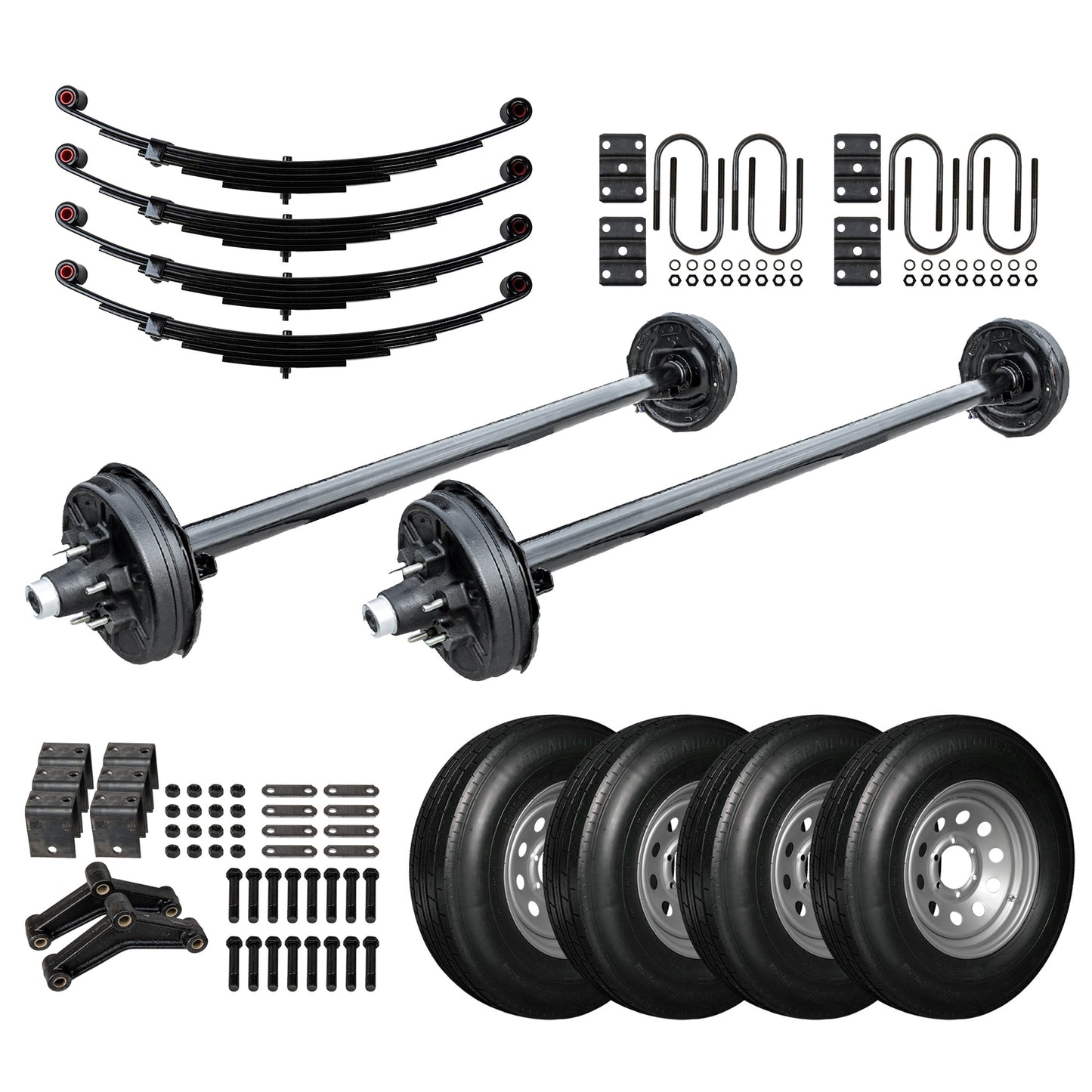 6000 lb Heavy Duty Tandem Axle TK Trailer Kit - 12K Capacity - (Original Series)