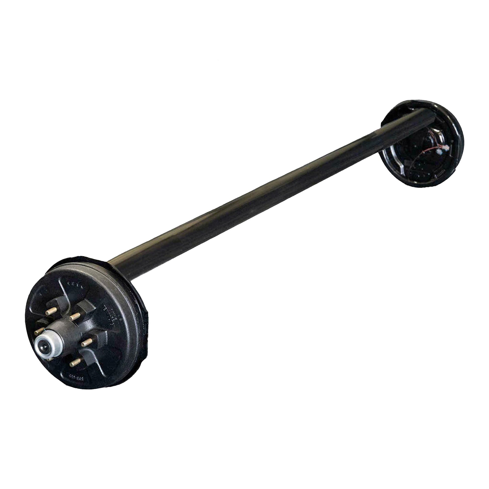 6k TK Trailer Axle - 6000 lb Electric Brake 6 lug - (4" Drop)