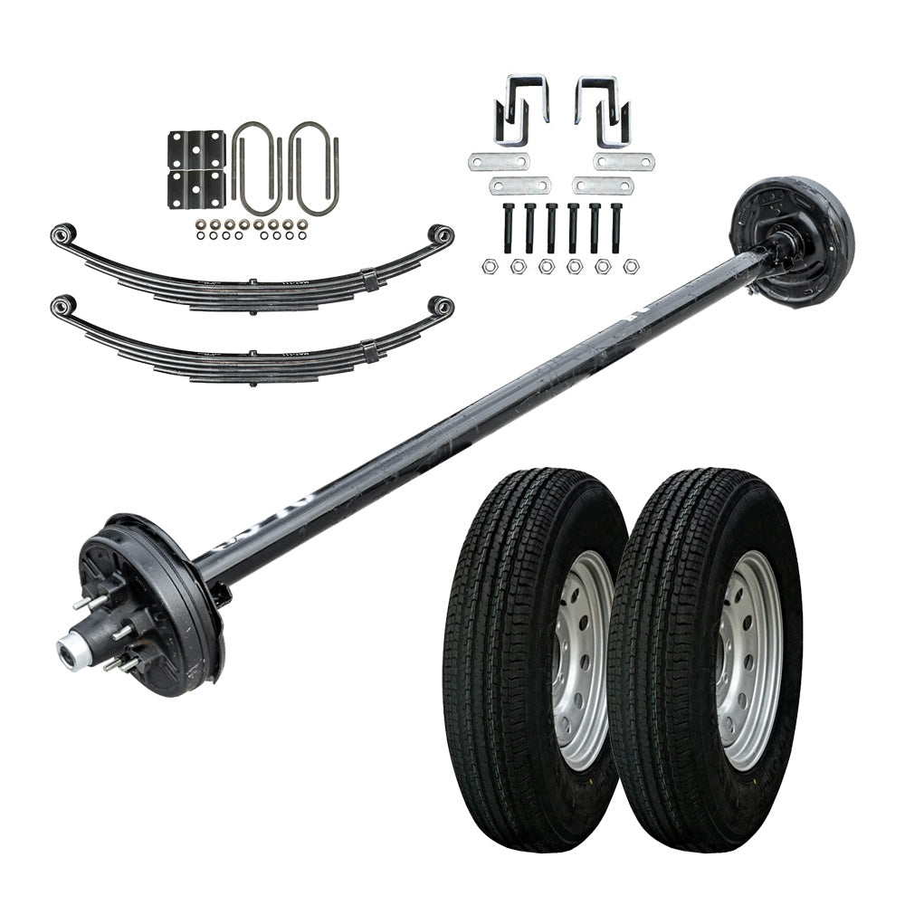 3500 lb Drop Trailer Axles