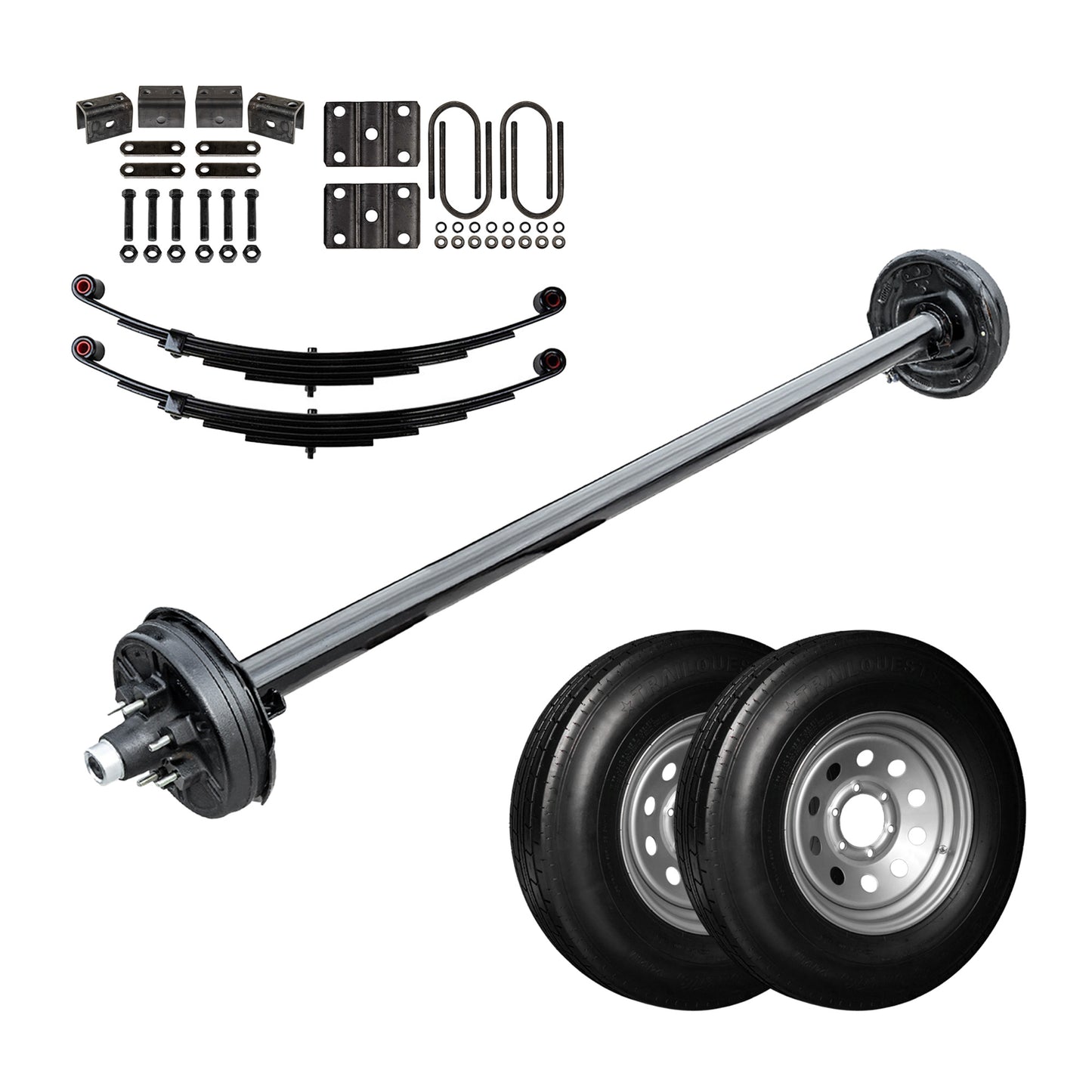 6000 lb Single Axle HD TK Trailer kit - 6K Capacity (Original Series)