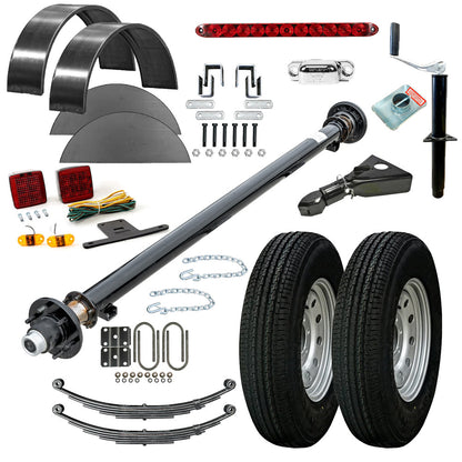 5200 lb Single Axle LD TK Trailer Kit - 5.2k Capacity - (Original Series)