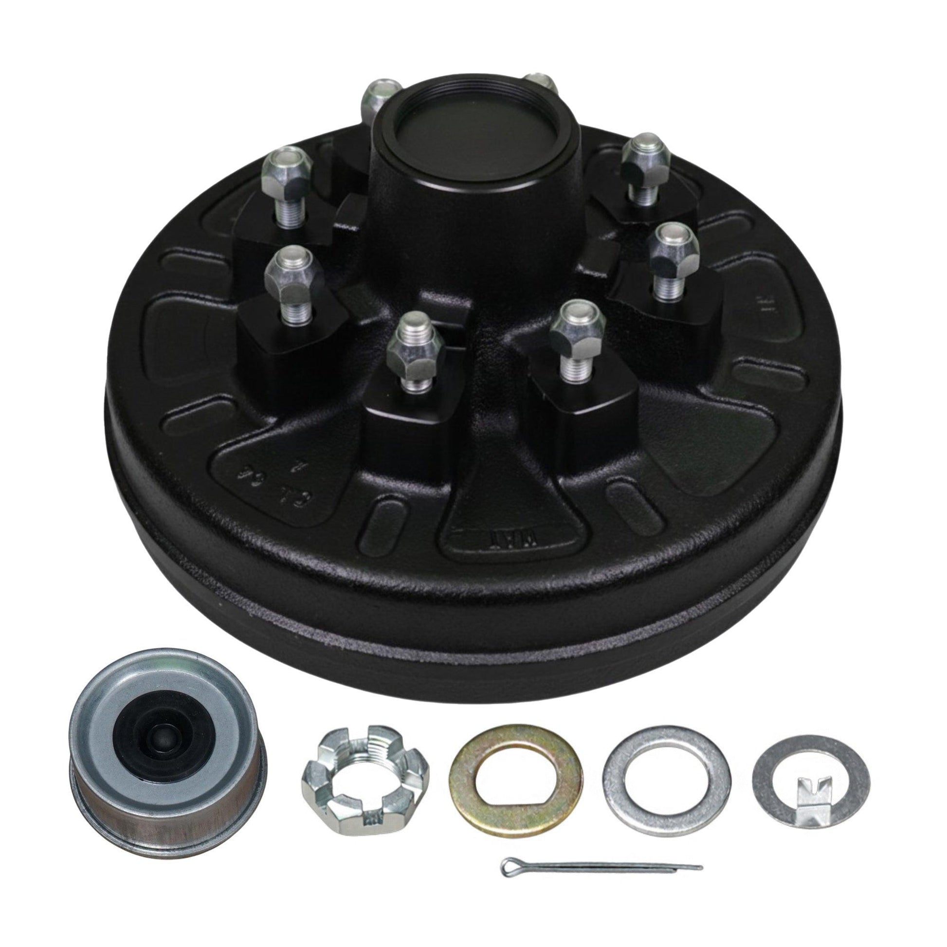 7k Trailer Axle Hub and Drum - 8 lug