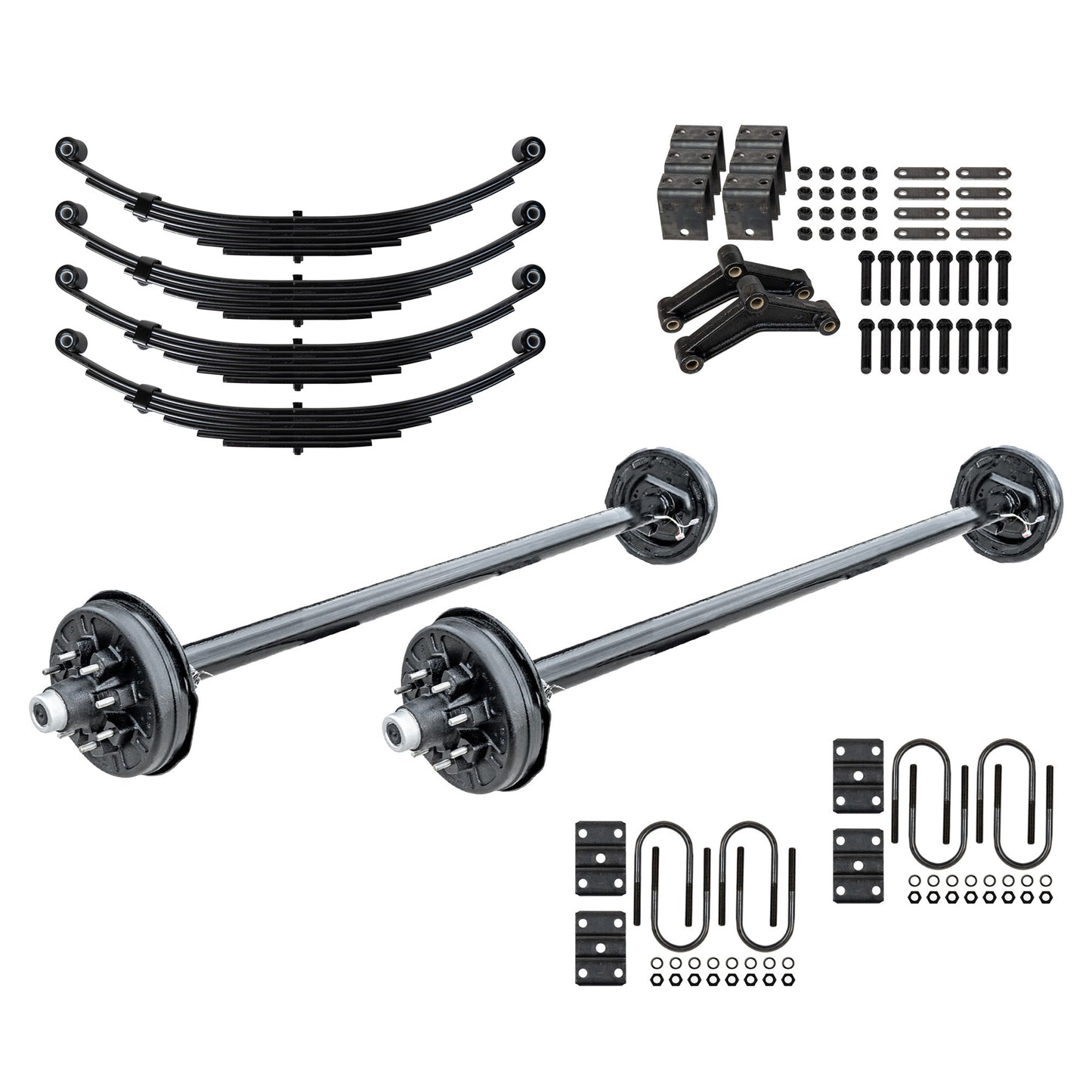 7000 lb TK Tandem Axle HD Kit - 14K Capacity (Axle Series) - Double Eye Set-up