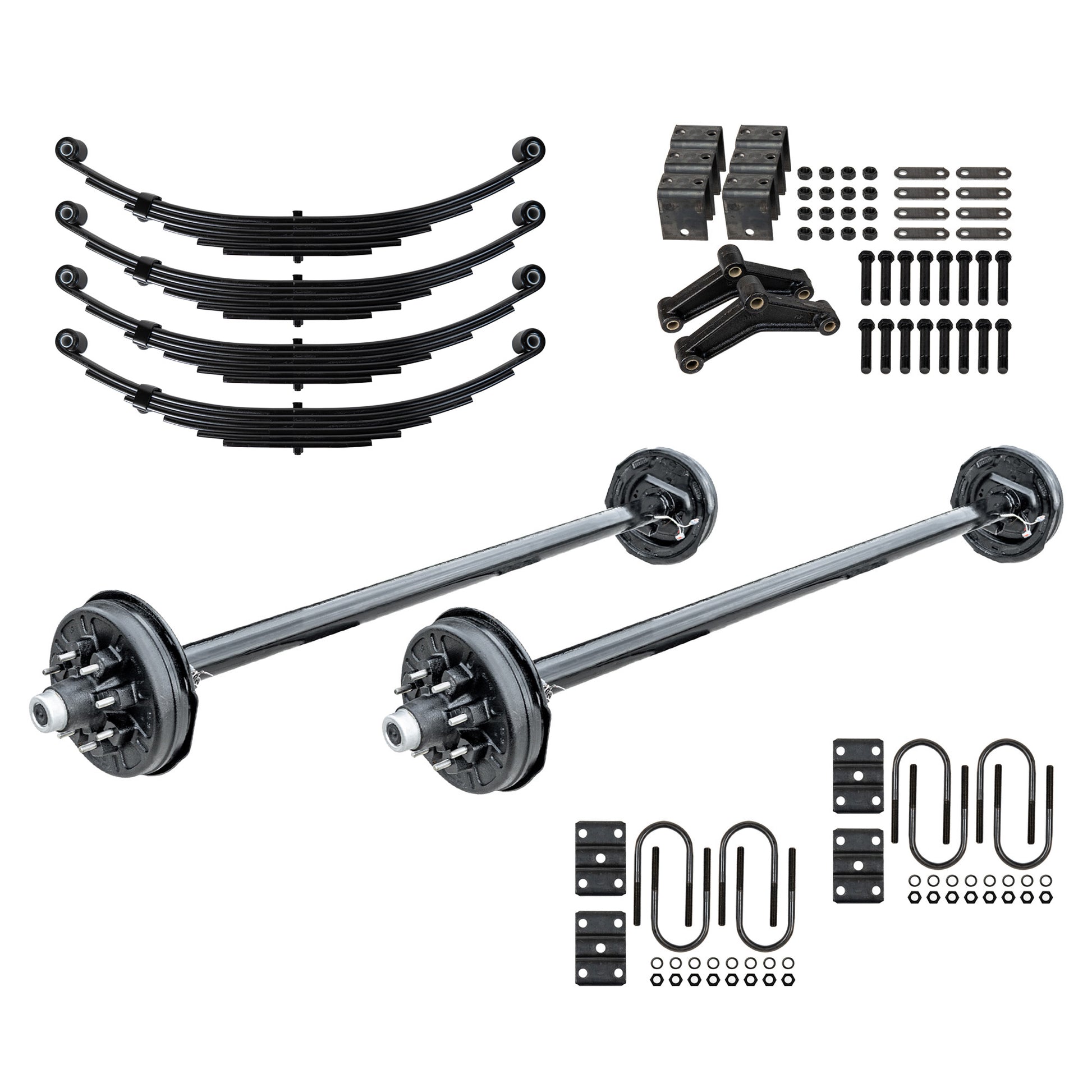 7000 lb TK Tandem Axle HD Kit - 14K Capacity (Axle Series) - Double Eye Set-up