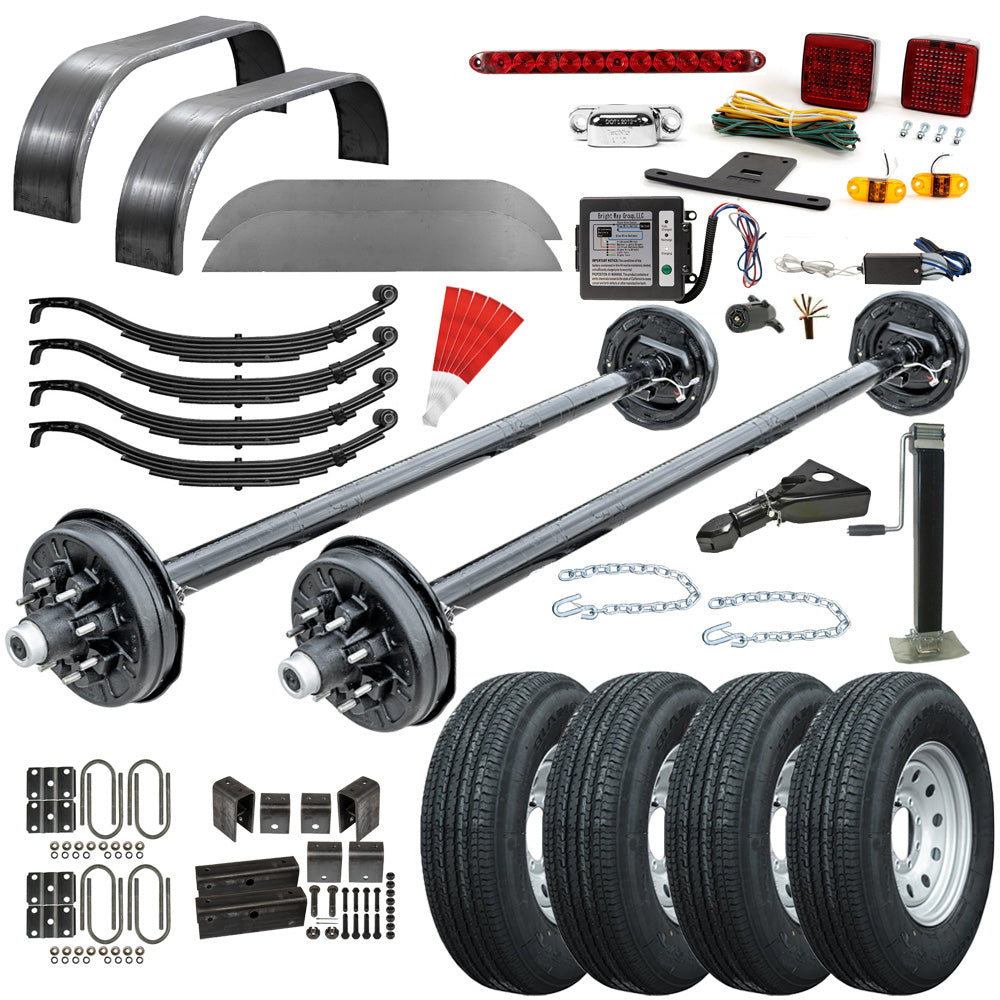 3500 lb Drop Trailer Axles