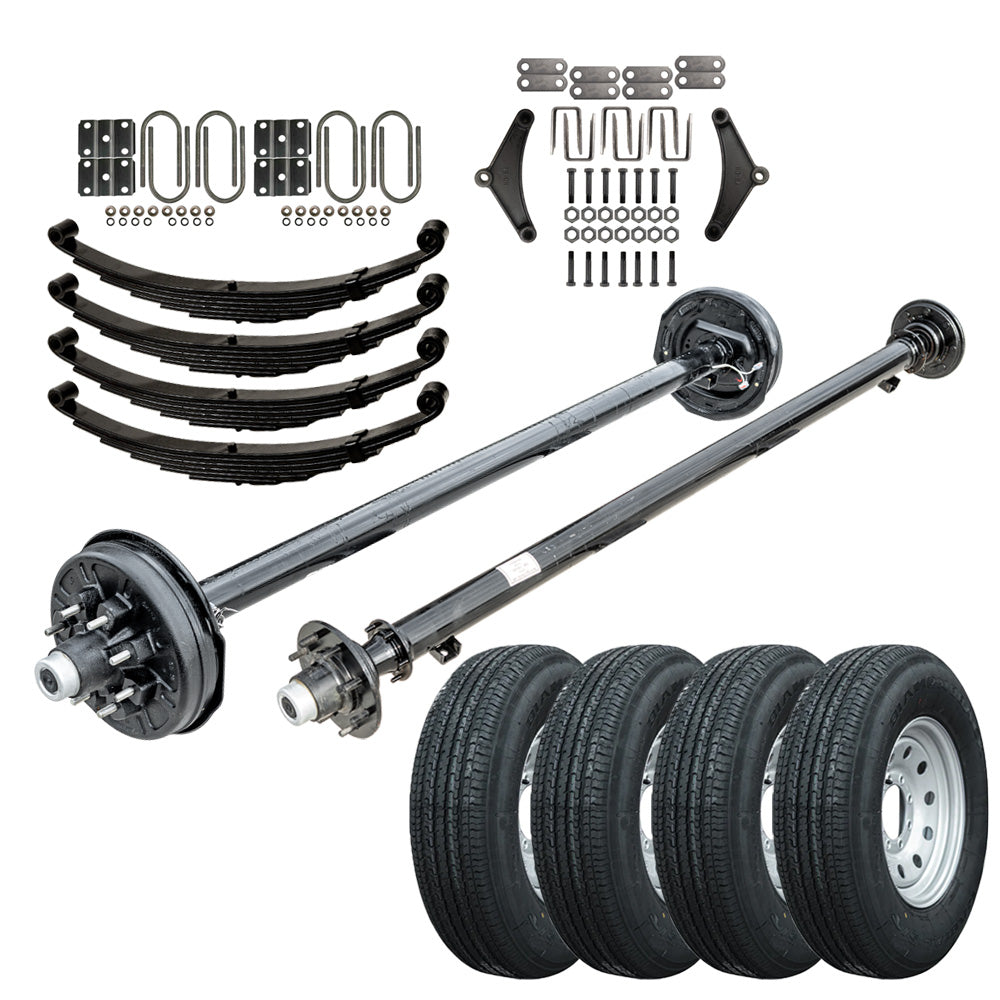 3500 lb Drop Trailer Axles