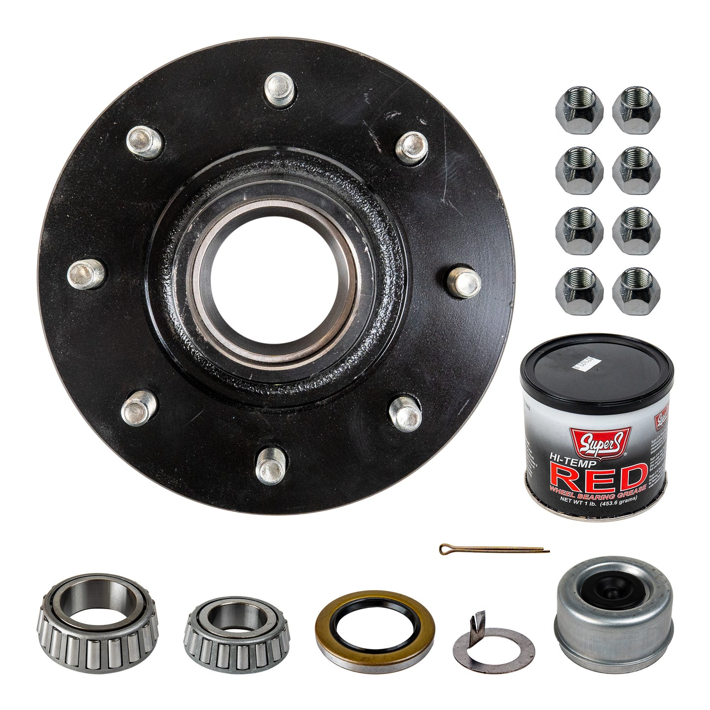 6-7k Trailer Axle Hub - 8 Lug