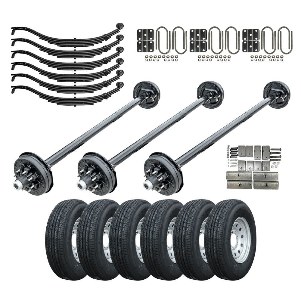 3500 lb Drop Trailer Axles