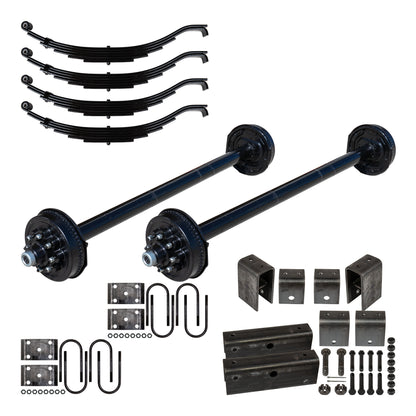 8000 lb TK Hybrid Tandem TK Axle Kit - 16K Capacity (Axle Series) 9/16" Studs