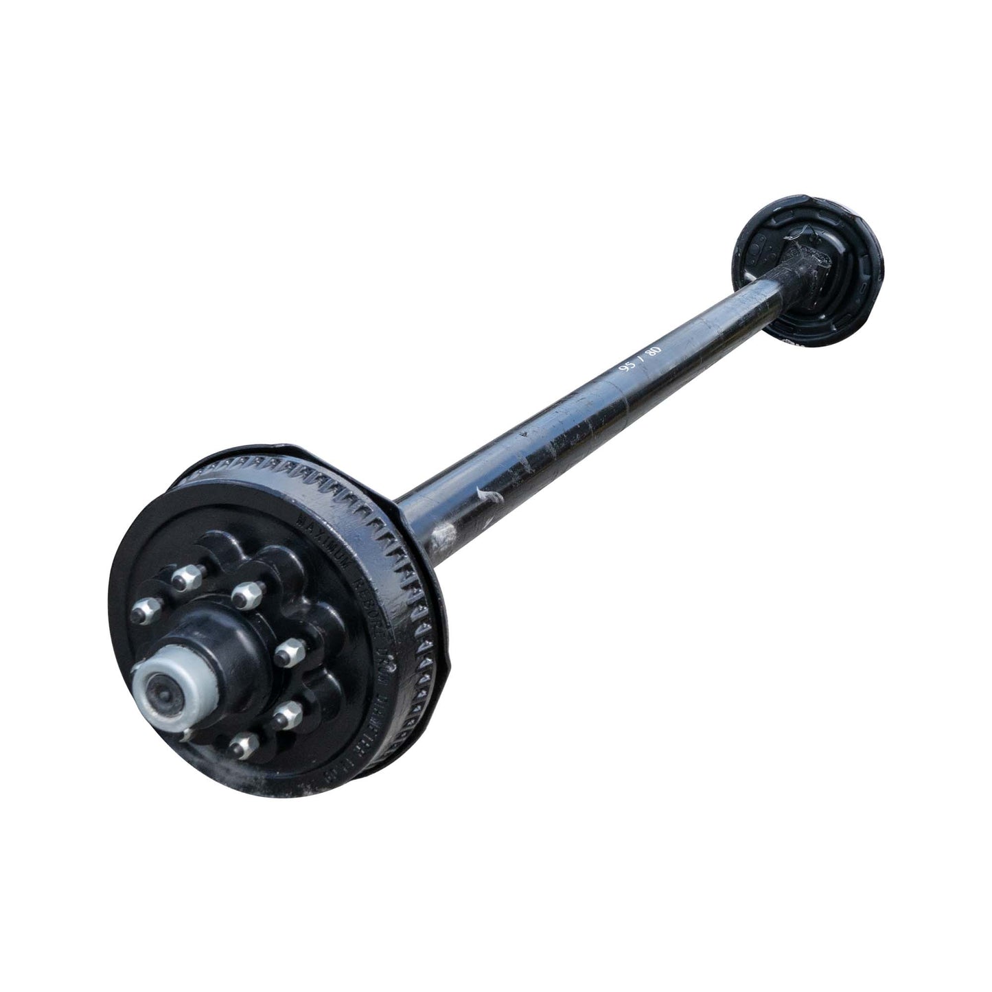 8k TK Hybrid Trailer Axle - 8000 lb Electric Brake 8 lug 9/16" Studs (12" x 2" Brake - 3.5" Tube)