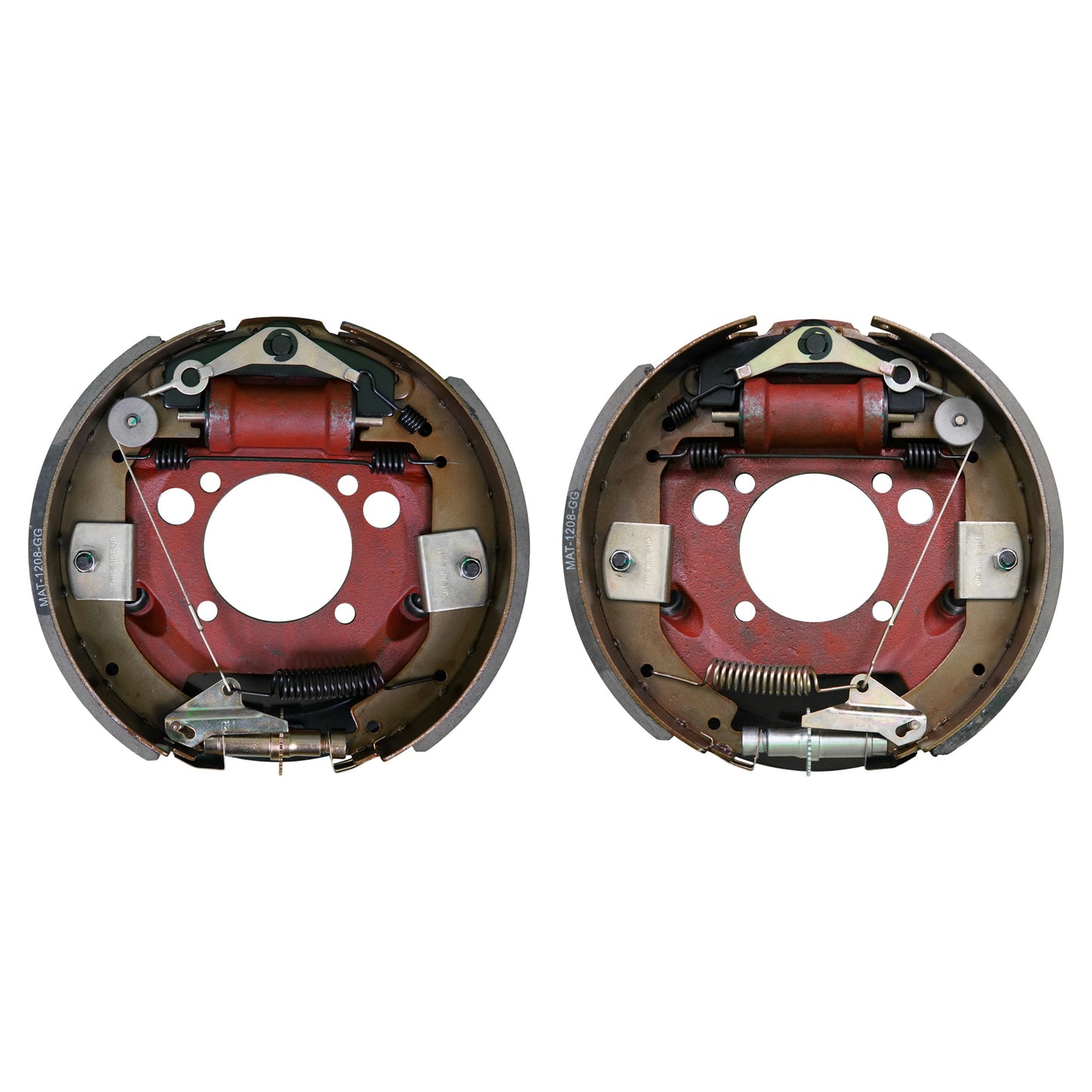 8K Trailer Axle Hydraulic Drum Brake Assembly - 12-1/4" x 3-3/8" - 8000 lb Capacity - Left Hand (Driver Side).