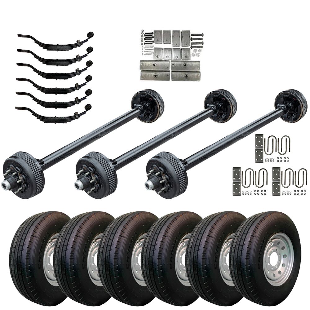 3500 lb Drop Trailer Axles