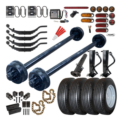 9000 lb TK Tandem Axle Kit - 18K Capacity (Axle Series)