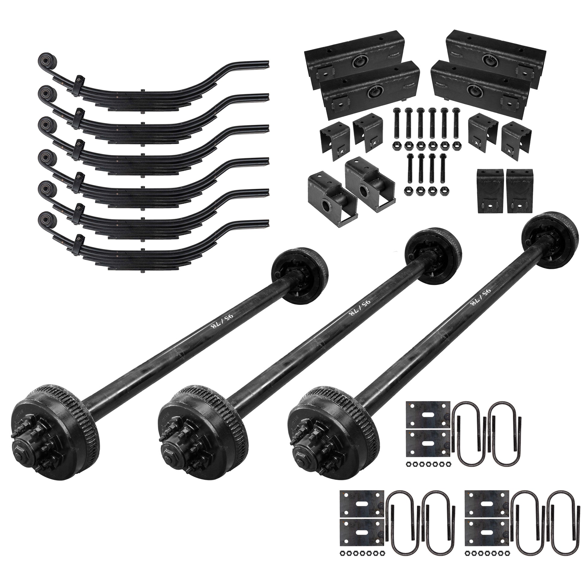 9000 lb TK Triple Axle Kit - 27K Capacity (Axle Series) - The Trailer Parts Outlet