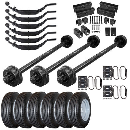 9000 lb Triple Axle TK Trailer kit - 27K Capacity (Original Series) - The Trailer Parts Outlet