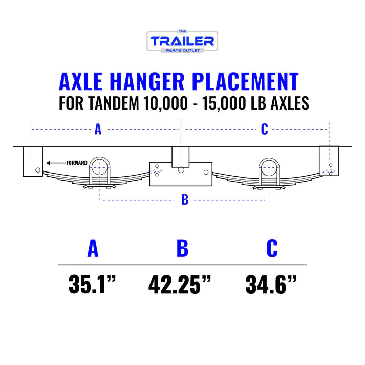 12,000 lb TK Tandem Axle Trailer Kit - Hydraulic Brake - 24K Capacity - Super Single (Original Series)