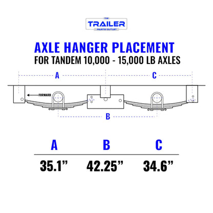 12,000 lb TK Tandem Axle Trailer Kit - Hydraulic Brake - 24K Capacity - Super Single (Original Series)