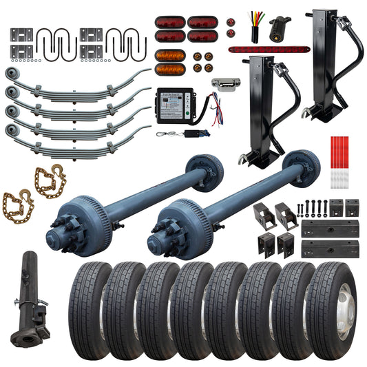 10,000 lb TK Tandem Axle Gooseneck TK Trailer Parts Kit - 20K Capacity HD (Complete Original Series)