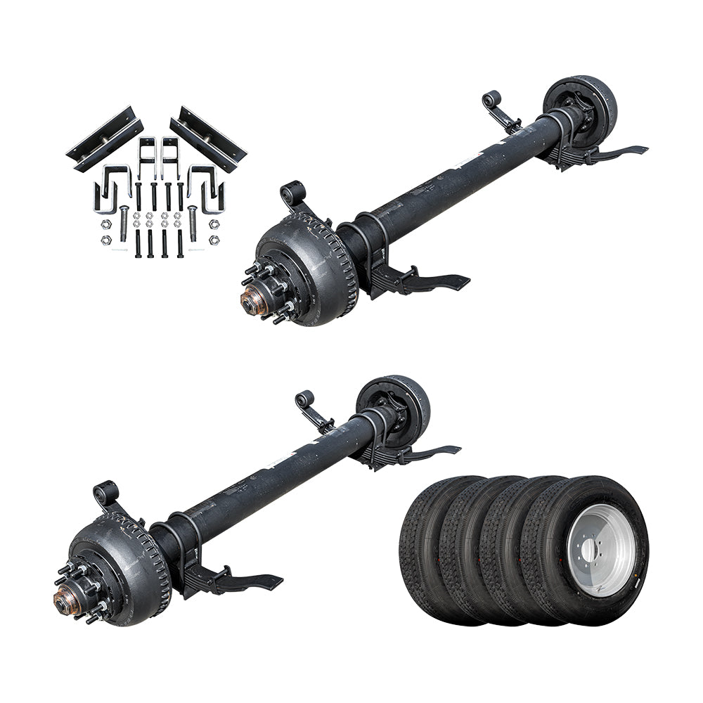 3500 lb Drop Trailer Axles