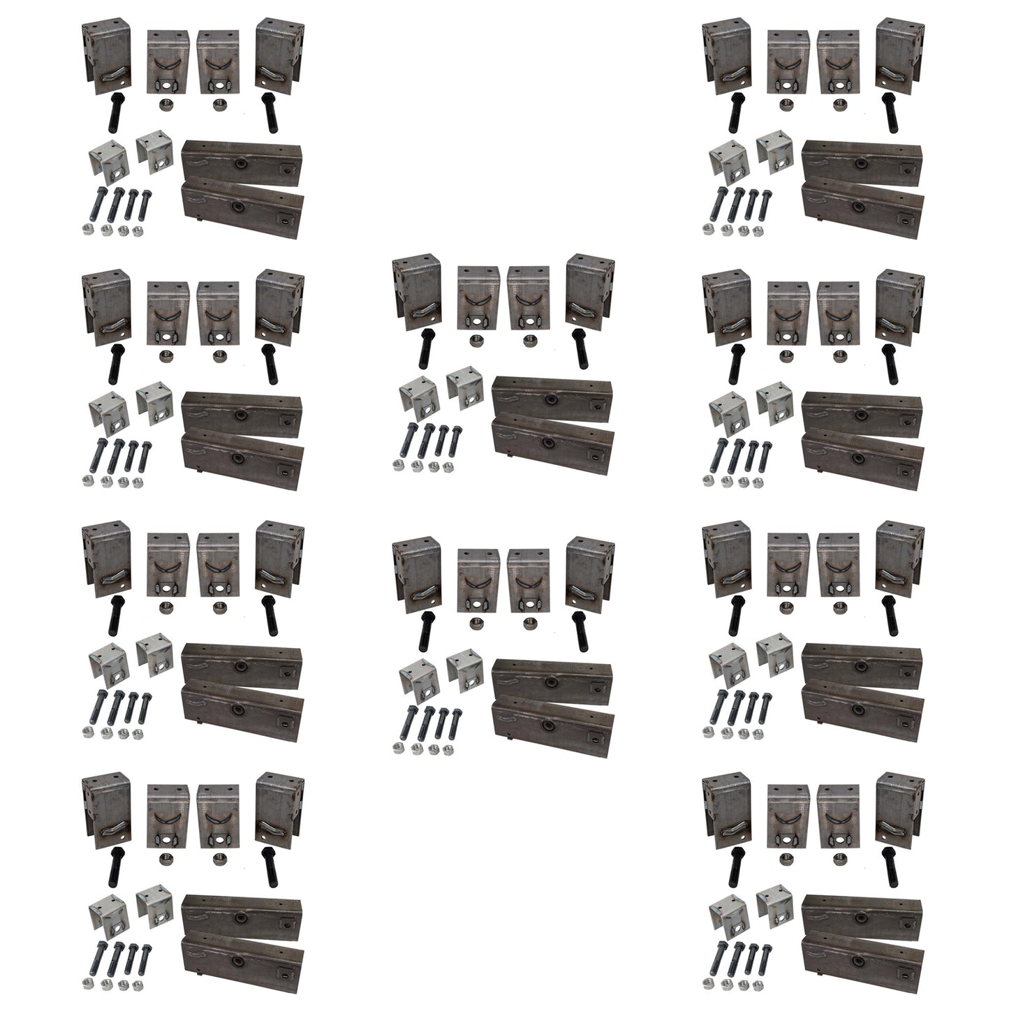 Trailer Tandem Slipper Suspension / Hanger Kit for 12000 - 16000 lb axles