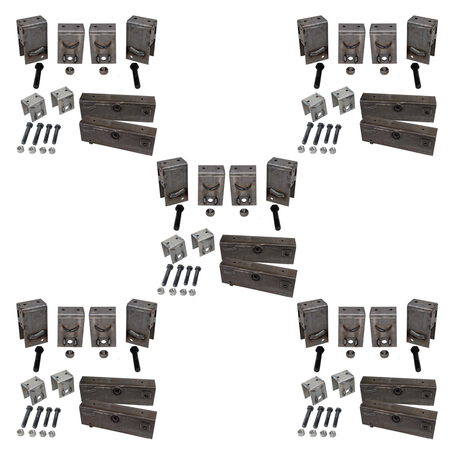 Trailer Tandem Slipper Suspension / Hanger Kit for 12000 - 16000 lb axles