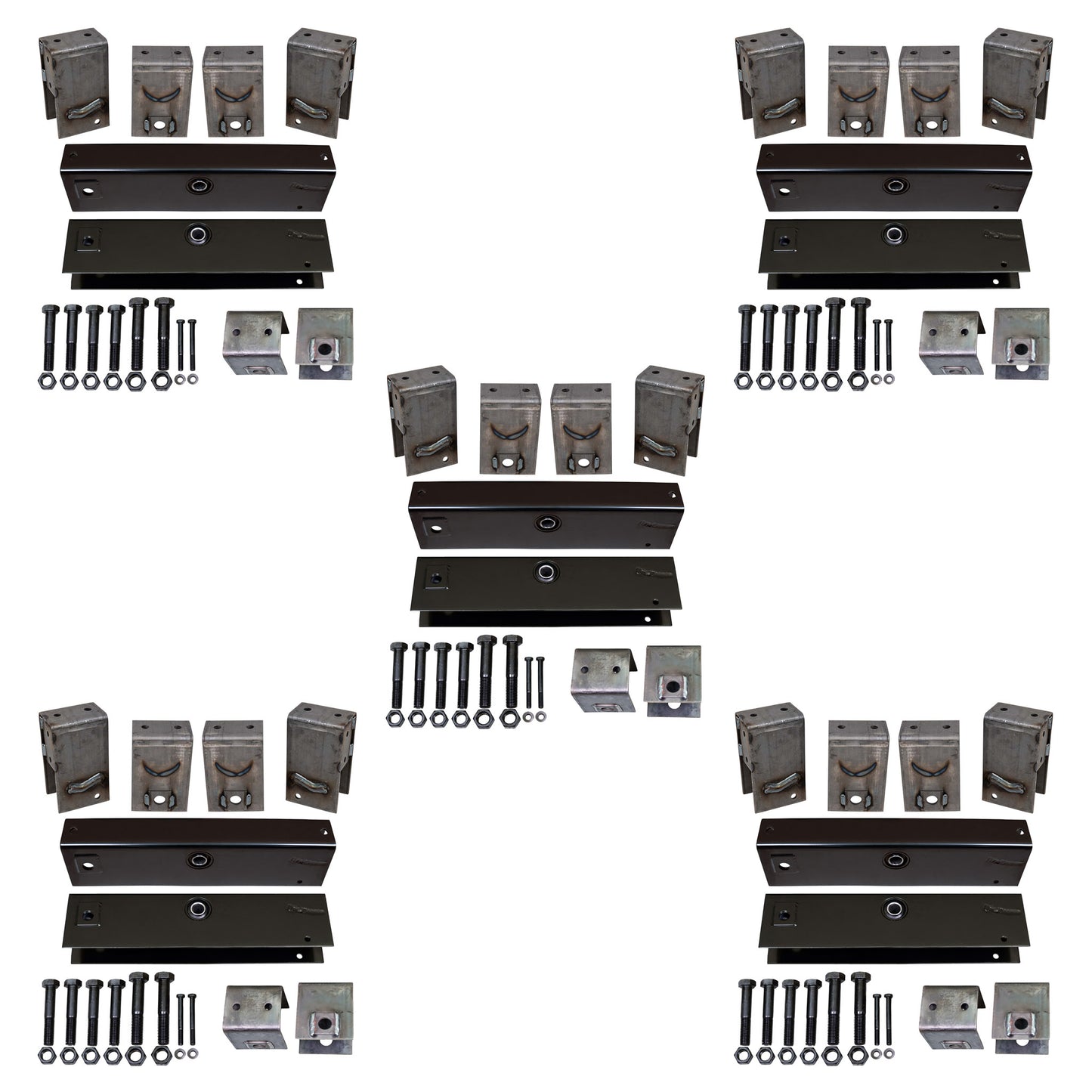 Trailer Tandem Slipper Suspension / Hanger Kit for 12000 - 16000 lb axles