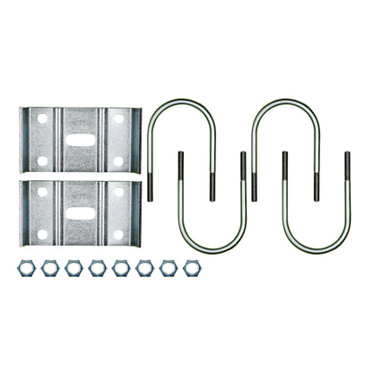 5/8" Trailer U-bolt kit for 5" Tube 10000 lb Axles - Chrome