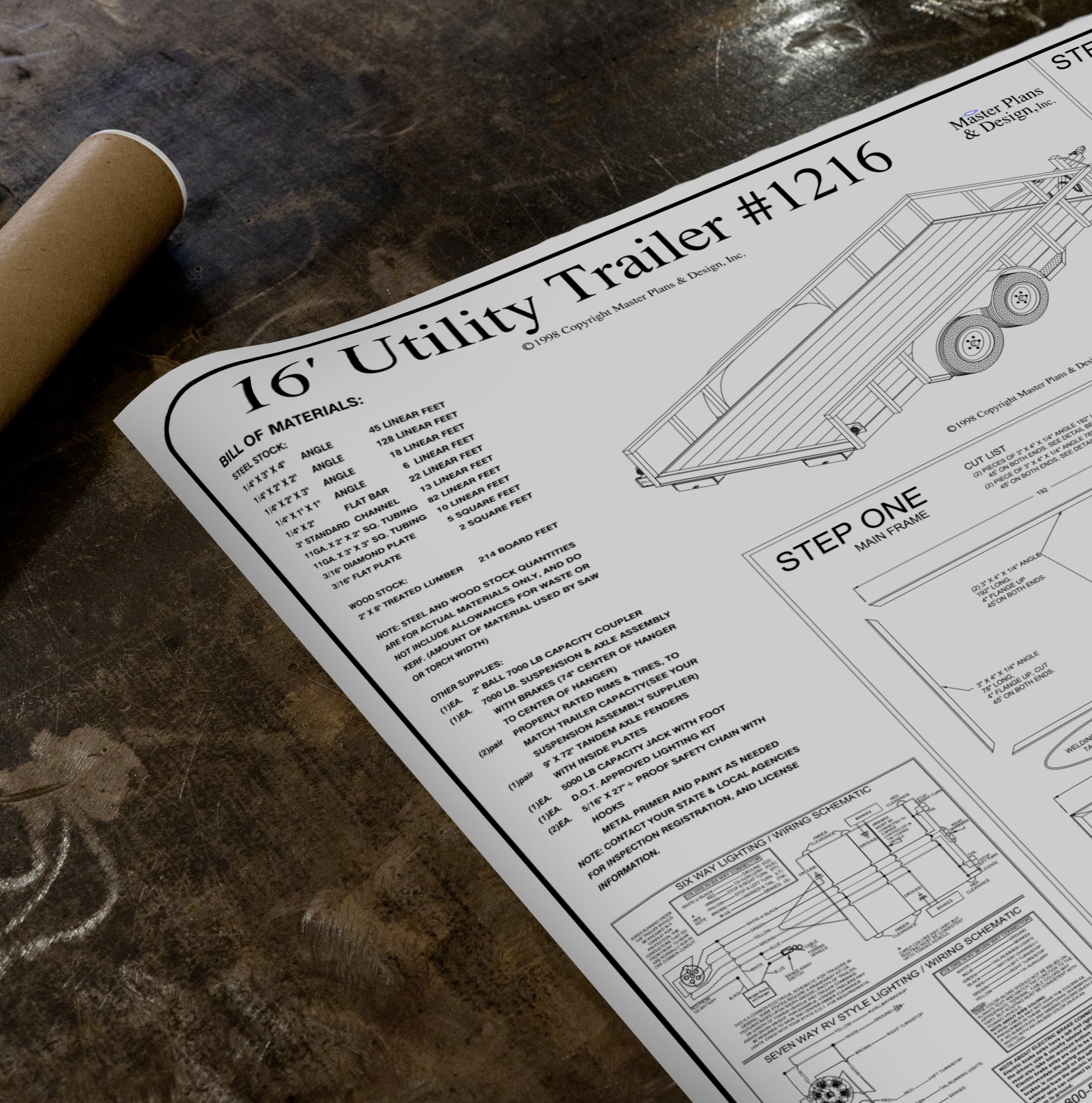 1216 Tandem Axle 7K Lowboy | Trailer Parts Outlet