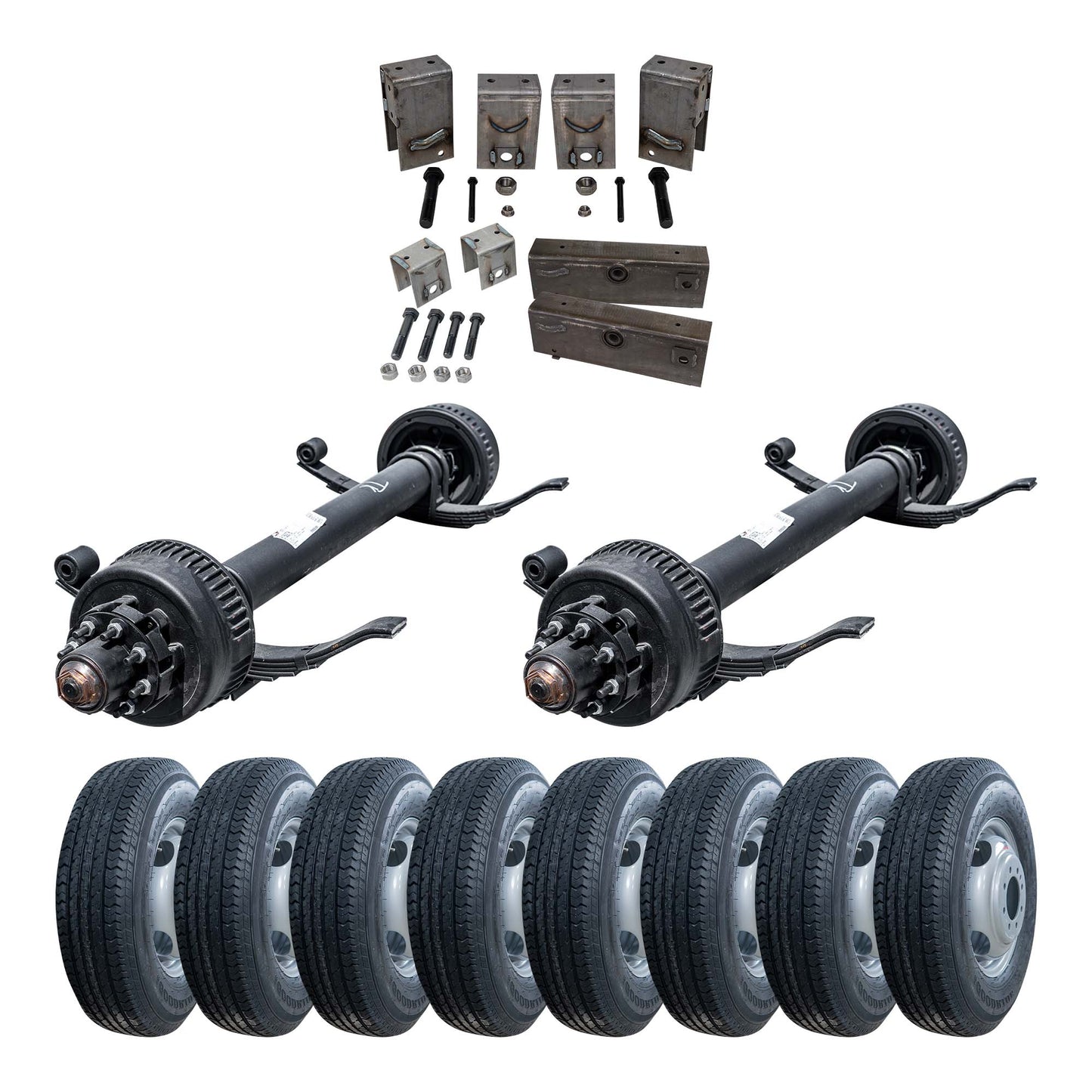 12,000 Dexter Tandem Axle TK Trailer kit - Sprung - 24K Capacity - Super Single (Original Series)