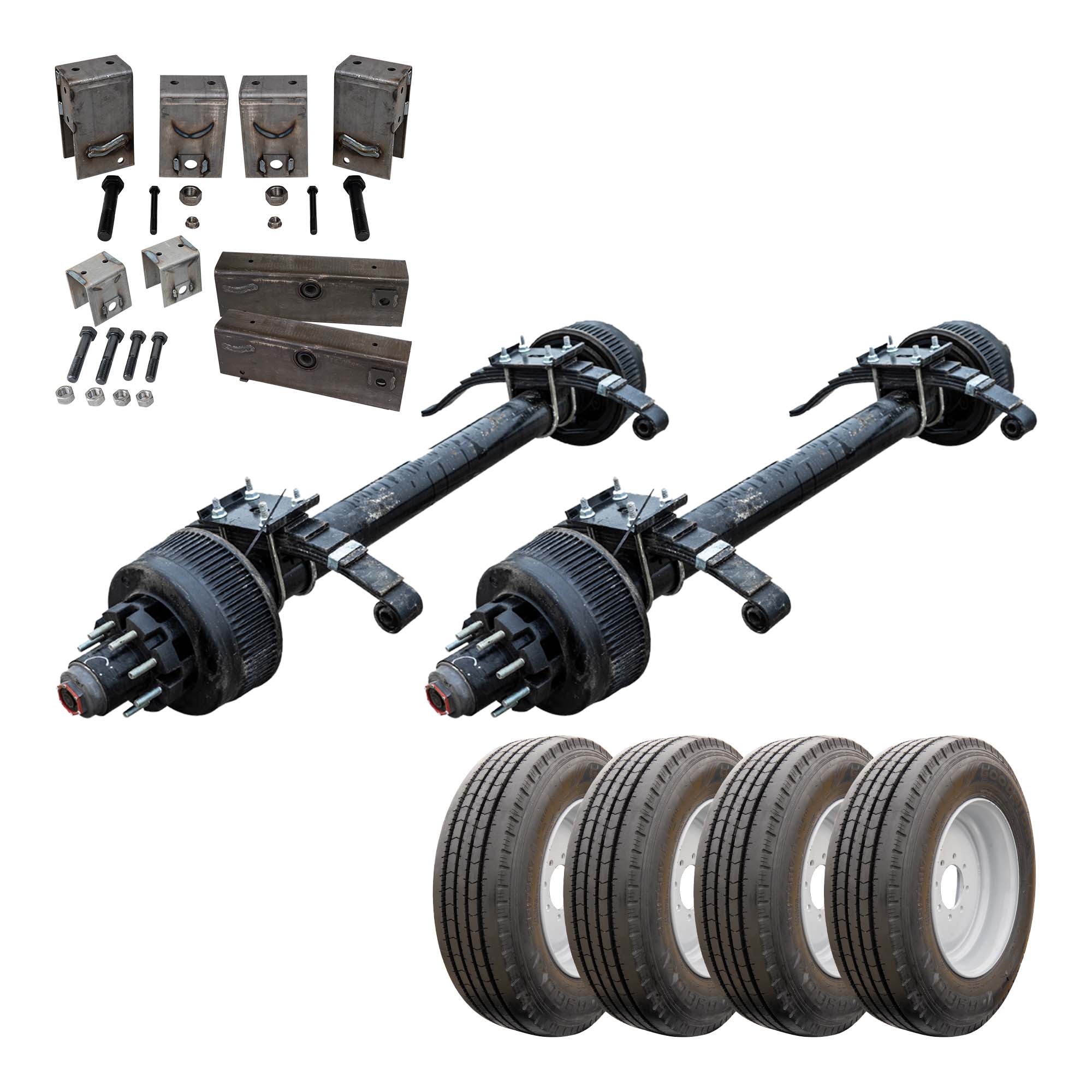 3500 lb Drop Trailer Axles